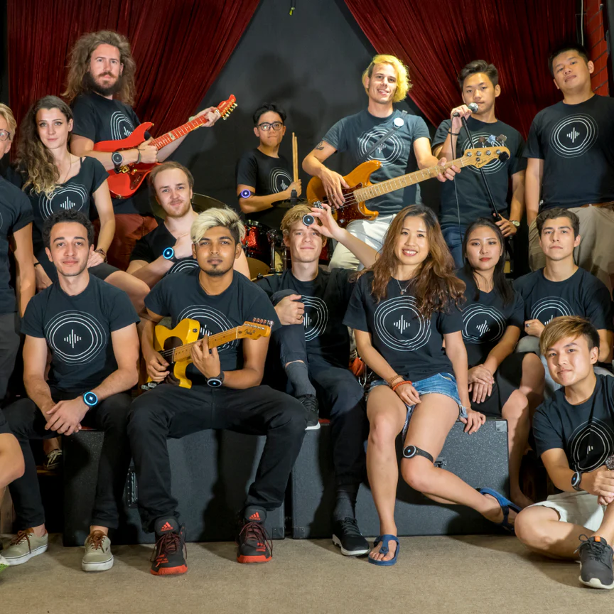 Soundbrenner team at a photo shoot.