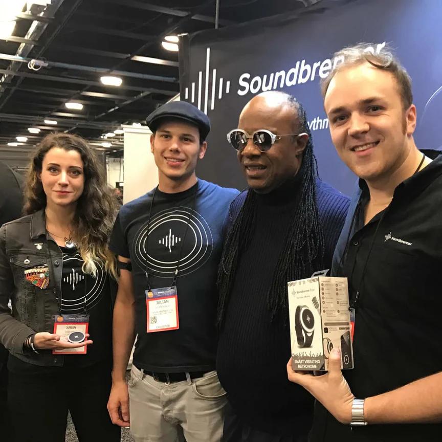 Soundbrenner team at a photo shoot.