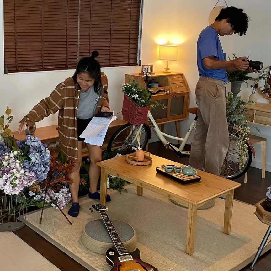 Soundbrenner team at a photo shoot.