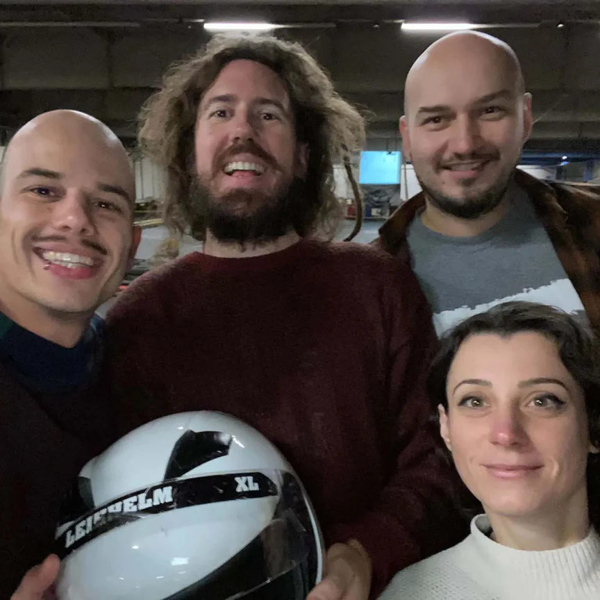 Soundbrenner team at a photo shoot.